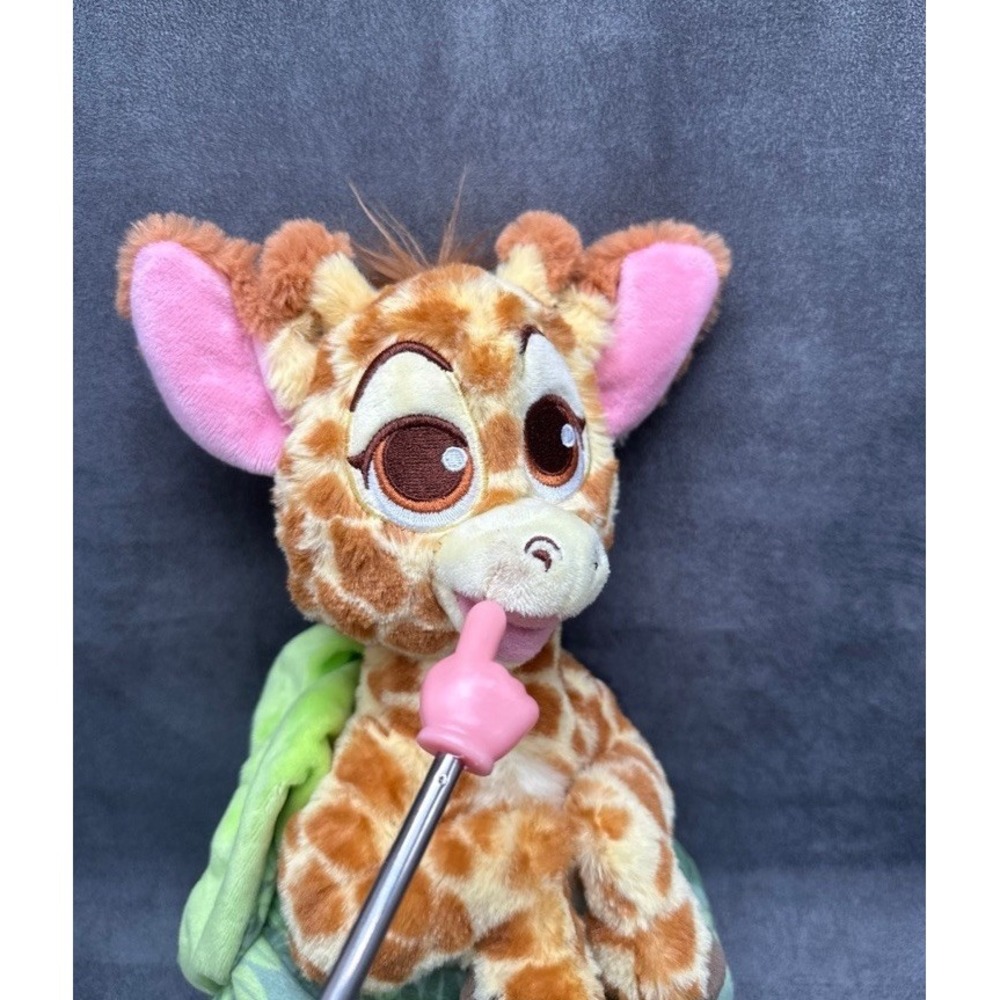Disney Parks Animal Kingdom Baby Giraffe in a Blanket Plush - Picture 3 of 5